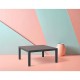 20-0941-1 PORTOFINO LOUNGE ΤΡΑΠΕΖΙ BLACK 70X70X33εκ. ΠΟΛ/ΝΙΟΥ