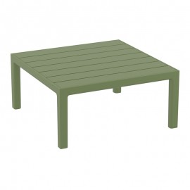 20-0941-4 PORTOFINO LOUNGE ΤΡΑΠΕΖΙ OLIVE GREEN 70X70X33εκ. ΠΟΛ/ΝΙΟΥ