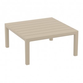 20-0941-3 PORTOFINO LOUNGE ΤΡΑΠΕΖΙ TAUPE 70X70X33εκ. ΠΟΛ/ΝΙΟΥ