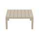 20-0941-3 PORTOFINO LOUNGE ΤΡΑΠΕΖΙ TAUPE 70X70X33εκ. ΠΟΛ/ΝΙΟΥ