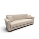 40-0318 VAVEL LIGHT BROWN ΥΦΑΣΜΑ 3ΘΕΣΙΟΣ ΚΑΝΑΠΕΣ/ΚΡΕΒΑΤΙ ΜΕ ΑΠΟΘ.ΧΩΡΟ 216X85X80εκ.