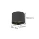 80203520 it-Lighting Flathead LED 6W 3CCT Outdoor Wall Lamp in White Color (80203520)