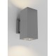 80203934 it-Lighting Palmyra E27 Outdoor Wall Lamp with Up and Down light Grey (80203934)