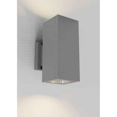 80203934 it-Lighting Palmyra E27 Outdoor Wall Lamp with Up and Down light Grey (80203934)