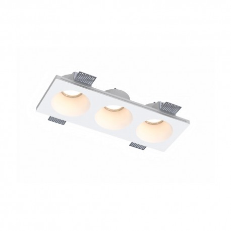 Χ0016-WH Inlight Χωνευτό σποτ από γύψο 3XGU10 D:31cm (Χ0016-WH)