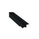 TRU0011-Black Inlight Ultra-Thin μαγνητική ράγα χωνευτή σε μαύρη απόχρωση D:1m (TRU0011-Black)
