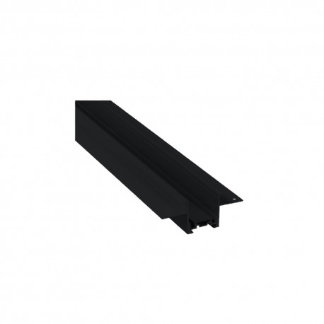TRU0011-Black Inlight Ultra-Thin μαγνητική ράγα χωνευτή σε μαύρη απόχρωση D:1m (TRU0011-Black)