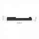 TM0060-Black Inlight Φωτιστικό LED 18W 3CCT για μαγνητική ράγα σε μαύρη απόχρωση D:32,8X2,2X4,3cm (TM0060-Black)