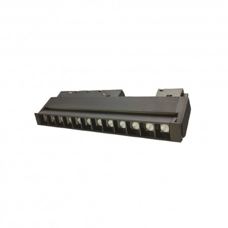TM0090-Black Inlight Φωτιστικό LED 12W 3CCT για μαγνητική ράγα σε μαύρη απόχρωση D:34,4X2,2X6,8cm (TM0090-Black)