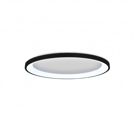 42044-B-Black Inlight Πλαφονιέρα οροφής LED 28W 3CCT από μαύρο μέταλλο και ακρυλικό D:60x5cm (42044-B-Black)