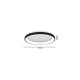 42044-B-Black Inlight Πλαφονιέρα οροφής LED 28W 3CCT από μαύρο μέταλλο και ακρυλικό D:60x5cm (42044-B-Black)