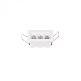 X00190W Inlight Downlight σποτ 3*3W 3CCT σε λευκή απόχρωση (X00190W)