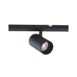 TMM0071-Black Inlight Φωτιστικό LED 7W 3000K για μαγνητική Mini ράγα σε μαύρη απόχρωση D:3,5cmx8,7cm (TMM0071-Black)