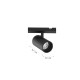 TMM0071-Black Inlight Φωτιστικό LED 7W 3000K για μαγνητική Mini ράγα σε μαύρη απόχρωση D:3,5cmx8,7cm (TMM0071-Black)
