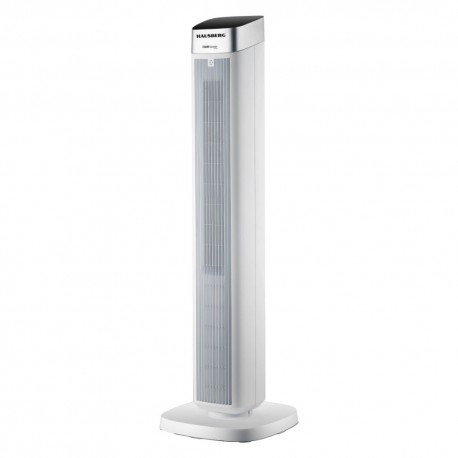 42-5953 Ανεμιστήρας Πύργος Hausberg HB-5953AB Λευκός 105cm - 55W με Διαχύτη Αρώματος