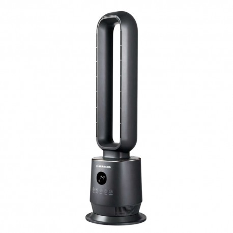 42-5956 Ανεμιστήρας Πύργος Bladeless Hausberg HB-5956GR Γκρι 86cm - 70W με LED