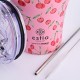 01-16876 ESTIA ΘΕΡΜΟΣ COFFEE MUG SAVE THE AEGEAN 350ml CHERRY ROSE