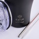 01-12083 ESTIA ΘΕΡΜΟΣ COFFEE MUG SAVE THE AEGEAN 350ml MIDNIGHT BLACK