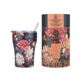 01-22945 ESTIA ΘΕΡΜΟΣ COFFEE MUG SAVE THE AEGEAN 350ml MIDNIGHT BLOSSOM