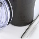 01-22891 ESTIA ΘΕΡΜΟΣ COFFEE MUG SAVE THE AEGEAN 350ml NOIR ECHO