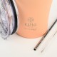 01-23416 ESTIA ΘΕΡΜΟΣ COFFEE MUG SAVE THE AEGEAN 350ml PEACH FUZZ