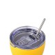 01-12458 ESTIA ΘΕΡΜΟΣ COFFEE MUG SAVE THE AEGEAN 350ml PINEAPPLE YELLOW