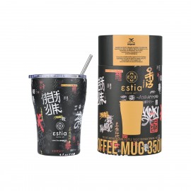 01-22907 ESTIA ΘΕΡΜΟΣ COFFEE MUG SAVE THE AEGEAN 350ml TOKYO UNDERGROUND