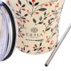01-31701 ESTIA ΘΕΡΜΟΣ COFFEE MUG SAVE THE AEGEAN 350ml BLOOM BEIGE