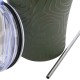 01-31725 ESTIA ΘΕΡΜΟΣ COFFEE MUG SAVE THE AEGEAN 350ml OLIVE FLOW
