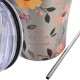 01-31787 ESTIA ΘΕΡΜΟΣ COFFEE MUG SAVE THE AEGEAN 350ml SILVER BOTANIC