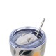 01-31787 ESTIA ΘΕΡΜΟΣ COFFEE MUG SAVE THE AEGEAN 350ml SILVER BOTANIC
