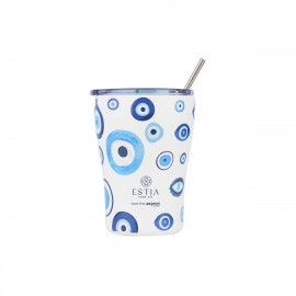 01-31749 ESTIA ΘΕΡΜΟΣ COFFEE MUG SAVE THE AEGEAN 350ml SPIRIT OF LUCK