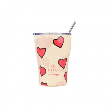 01-31817 ESTIA ΘΕΡΜΟΣ COFFEE MUG SAVE THE AEGEAN 350ml TENDER LACE