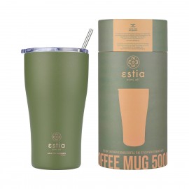 01-23140 ESTIA ΘΕΡΜΟΣ COFFEE MUG SAVE THE AEGEAN 500ml FOREST SPIRIT