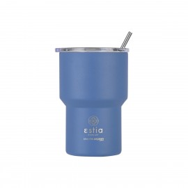 01-18450 ESTIA ΘΕΡΜΟΣ MUG LITE SAVE THE AEGEAN 400ml DENIM BLUE