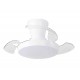 102001110 it-Lighting CLARK Ανεμιστήρας Οροφής με LED 24W, DC Μοτέρ &amp; Smart App - Total White (102001110)