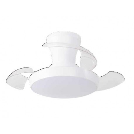 102001110 it-Lighting CLARK Ανεμιστήρας Οροφής με LED 24W, DC Μοτέρ &amp; Smart App - Total White (102001110)