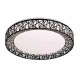 42049-Μα΄ύρο InLight Πλαφονιέρα οροφής LED 36W 4cct από λευκό ακρυλικό D:50cm (42049-Μα΄ύρο)