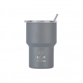 01-18467 ESTIA ΘΕΡΜΟΣ MUG LITE SAVE THE AEGEAN 400ml FJORD GREY