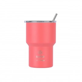 01-18474 ESTIA ΘΕΡΜΟΣ MUG LITE SAVE THE AEGEAN 400ml FUSION CORAL