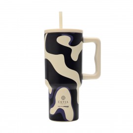 01-36249 ESTIA ΘΕΡΜΟΣ STRAW TUMBLER XL SAVE THE AEGEAN 900ml BOLD DRIFT