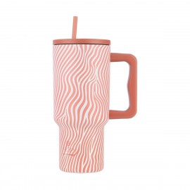 01-32043 ESTIA ΘΕΡΜΟΣ STRAW TUMBLER XL SAVE THE AEGEAN 900ml SOFT RIPPLE