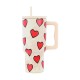 01-32074 ESTIA ΘΕΡΜΟΣ STRAW TUMBLER XL SAVE THE AEGEAN 900ml TENDER LACE