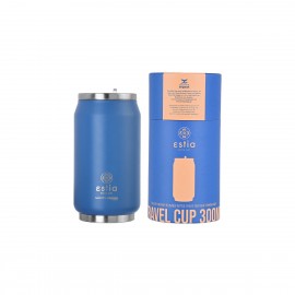 01-16838 ESTIA ΘΕΡΜΟΣ TRAVEL CUP SAVE THE AEGEAN 300ml DENIM BLUE