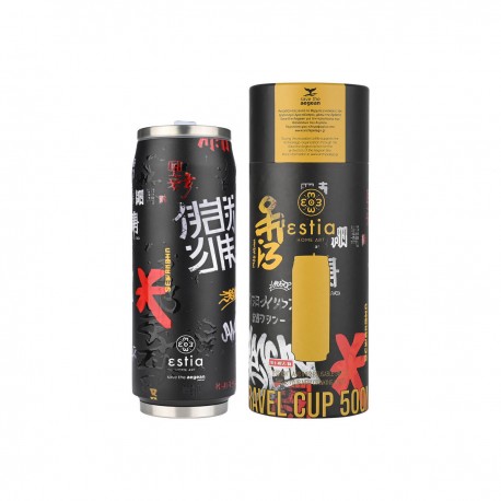 01-22648 ESTIA ΘΕΡΜΟΣ TRAVEL CUP SAVE THE AEGEAN 500ml TOKYO UNDERGROUND