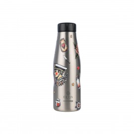 01-31626 ESTIA ΘΕΡΜΟΣ TRAVEL FLASK SAVE THE AEGEAN 500ml OLD SCHOOL INK
