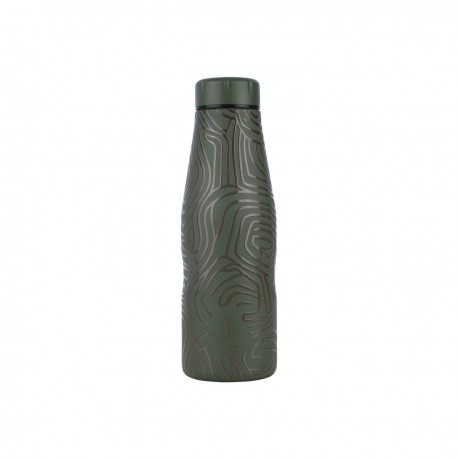 01-31572 ESTIA ΘΕΡΜΟΣ TRAVEL FLASK SAVE THE AEGEAN 500ml OLIVE FLOW