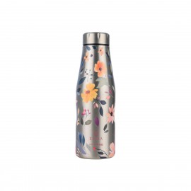 01-31633 ESTIA ΘΕΡΜΟΣ TRAVEL FLASK SAVE THE AEGEAN 500ml SILVER BOTANIC