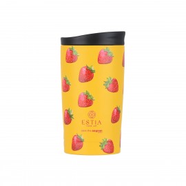 01-31862 ESTIA ΘΕΡΜΟΣ TRAVEL MUG SAVE THE AEGEAN 350ml BERRY BRIGHT