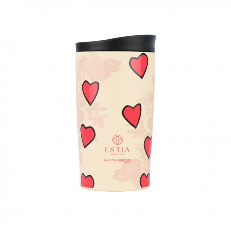 01-31930 ESTIA ΘΕΡΜΟΣ TRAVEL MUG SAVE THE AEGEAN 350ml TENDER LACE